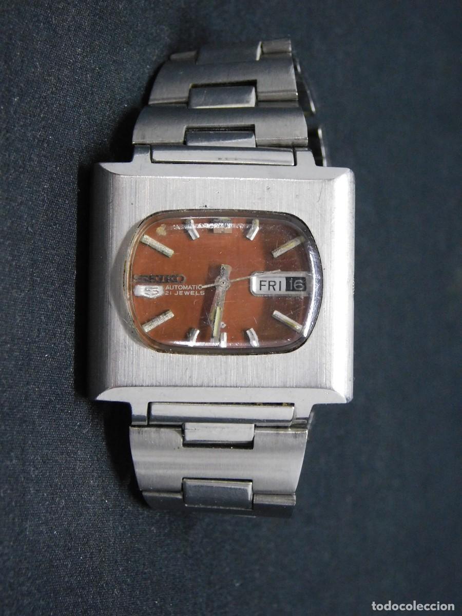 Relojes - Seiko: RELOJ PULSERA - SEIKO 5 AUTOMATIC 6119 - Foto 3