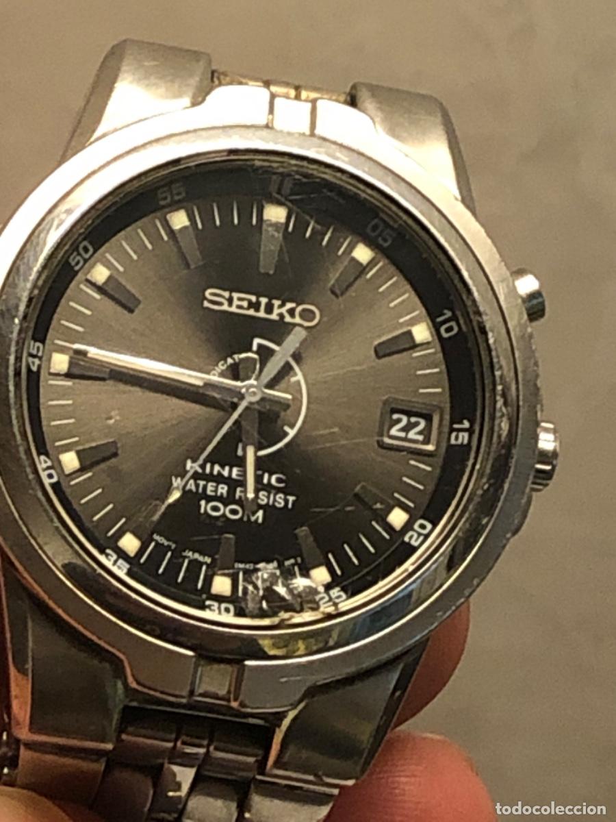Relojes - Seiko: SEIKO KINETIC 100M 5M42 -0L10 - Foto 2