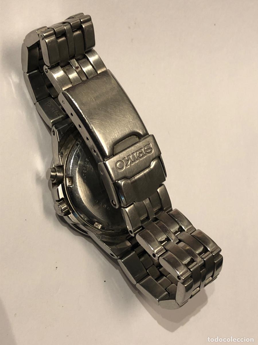 Relojes - Seiko: SEIKO KINETIC 100M 5M42 -0L10 - Foto 5