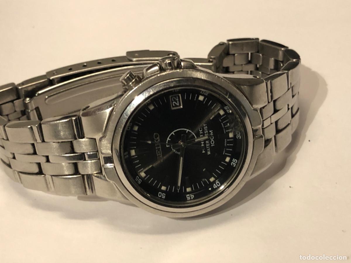 Relojes - Seiko: SEIKO KINETIC 100M 5M42 -0L10 - Foto 8