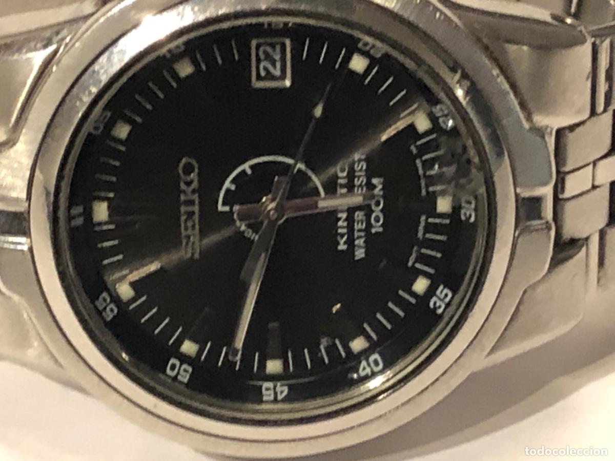 Relojes - Seiko: SEIKO KINETIC 100M 5M42 -0L10 - Foto 9