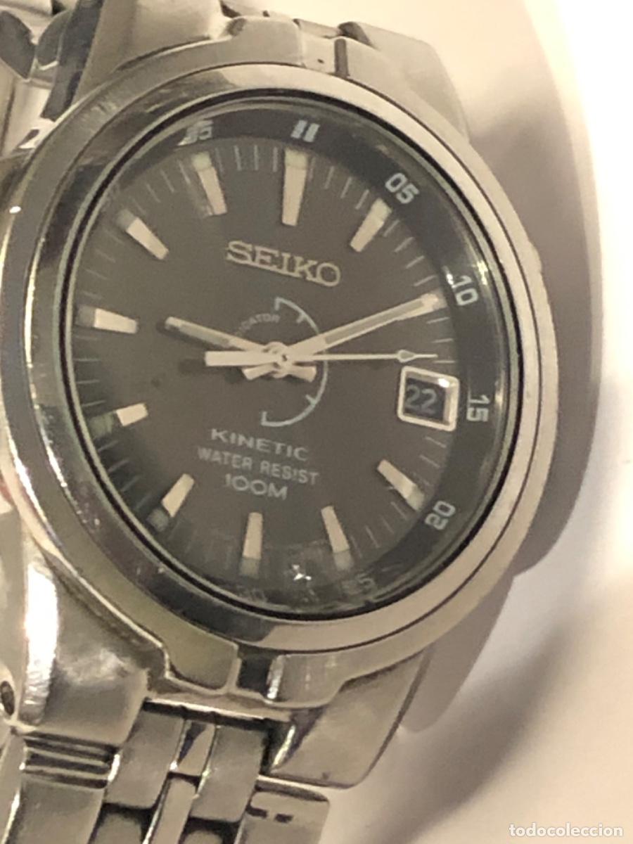 Relojes - Seiko: SEIKO KINETIC 100M 5M42 -0L10 - Foto 11