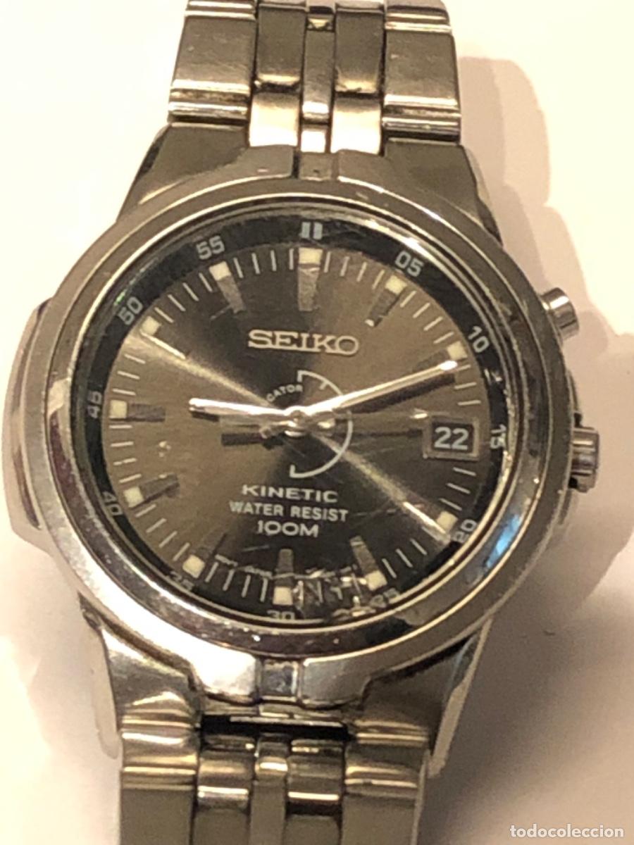 Relojes - Seiko: SEIKO KINETIC 100M 5M42 -0L10 - Foto 14