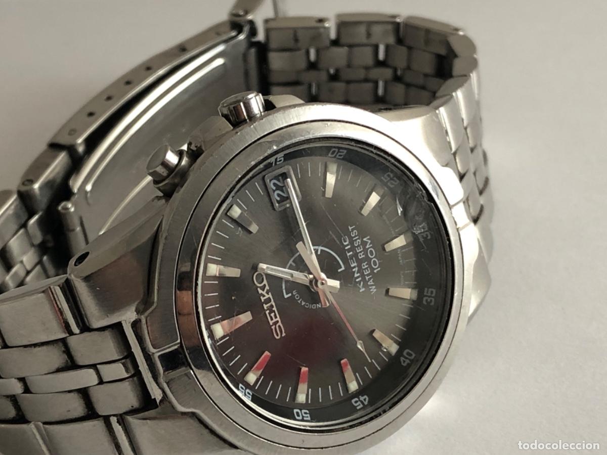 Relojes - Seiko: SEIKO KINETIC 100M 5M42 -0L10 - Foto 18