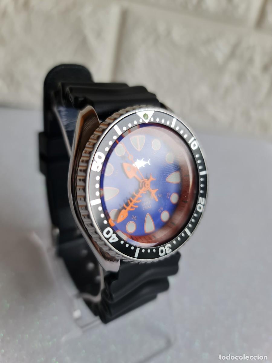 Relojes - Seiko: seiko fishbonne modified hands orange - Foto 4