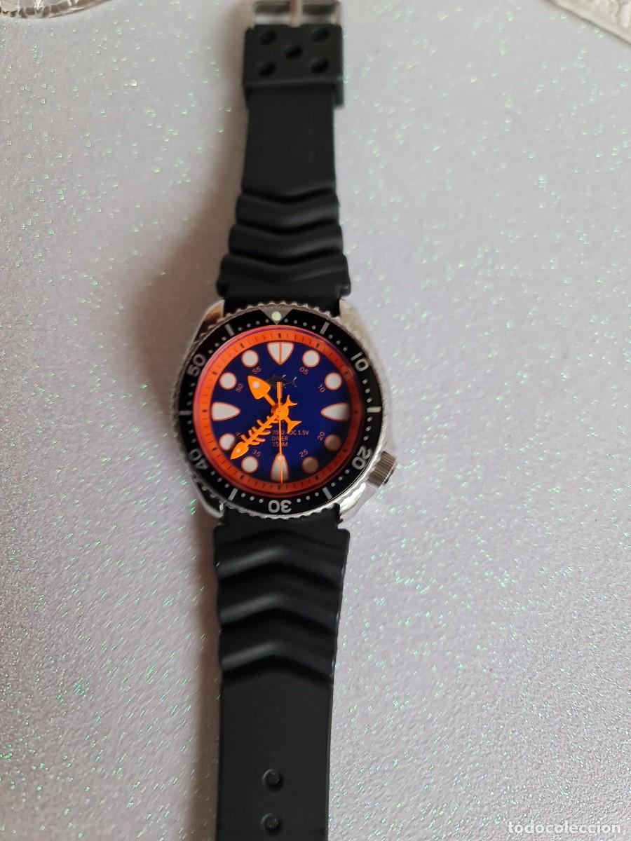 Relojes - Seiko: seiko fishbonne modified hands orange - Foto 5