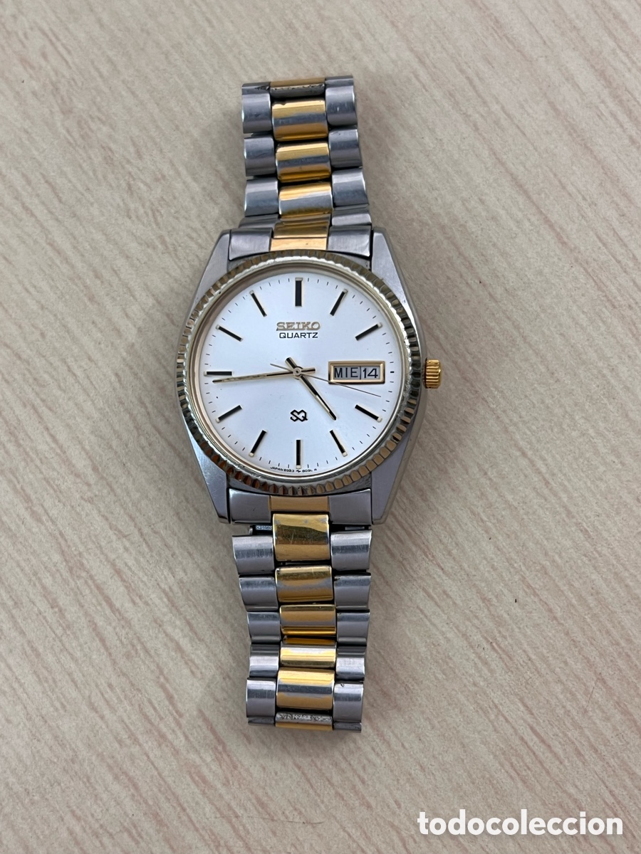 Relojes - Seiko: ✅ Reloj SEIKO SQ Datjust doble calendario 6923-8080