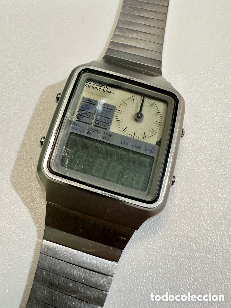 Relojes - Seiko: Reloj SEIKO H127-500A Ana Digi Jap&oacute;n Vintage