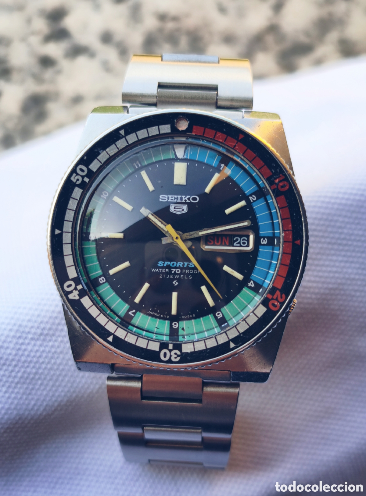 Relojes - Seiko: Reloj Seiko 5 Sports Regatta 6119-6050