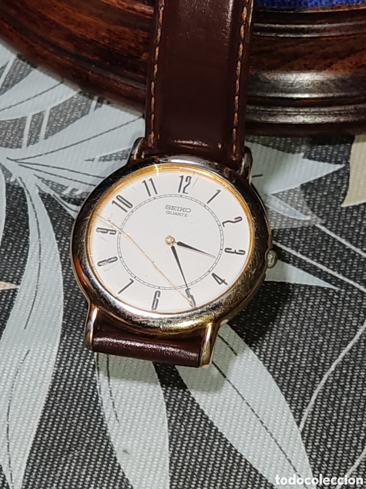 Relojes - Seiko: Reloj Seiko caballero anal&oacute;gico modelo 2K00-0031-R0.Funcionando