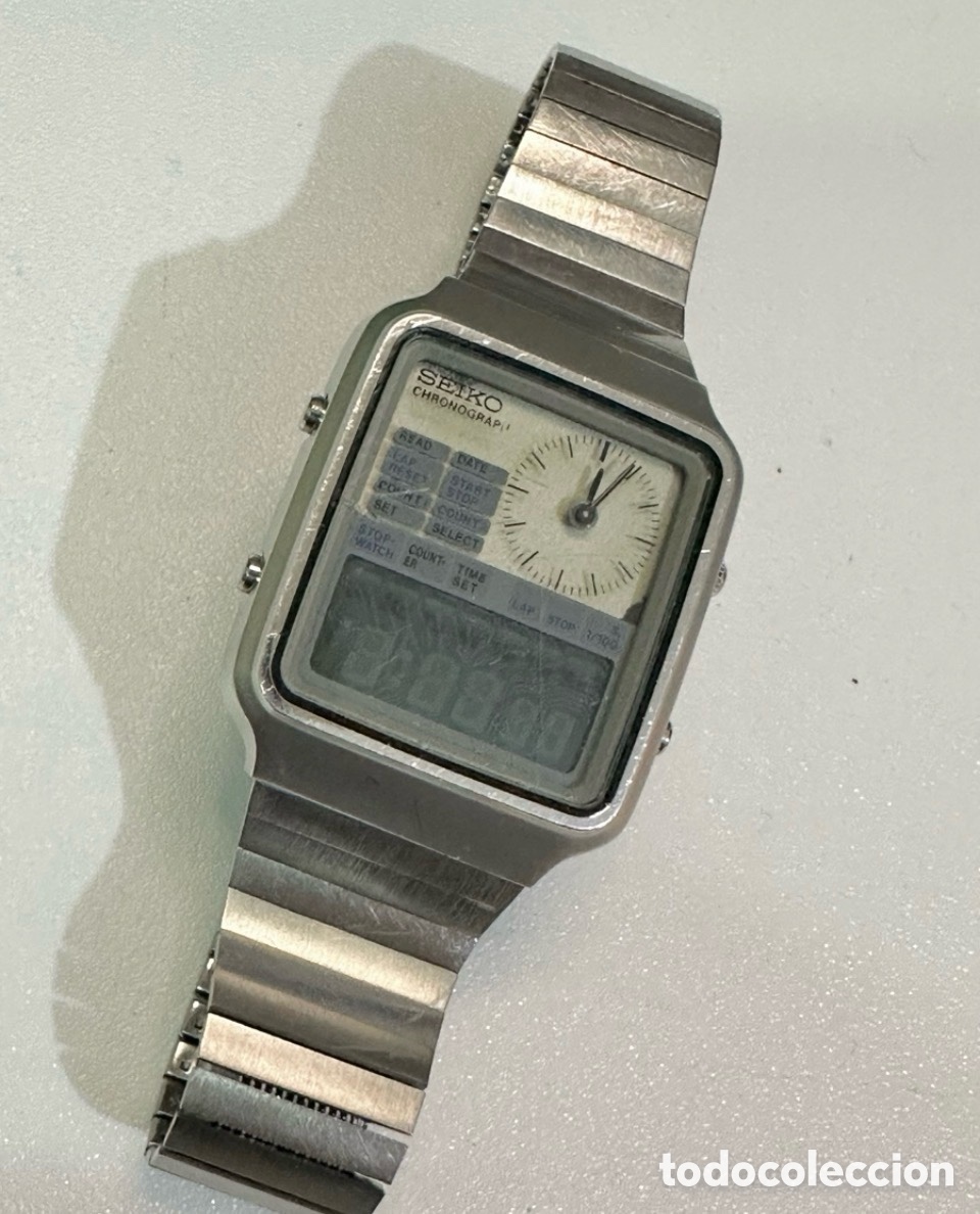Relojes - Seiko: Reloj SEIKO H127-500A Ana Digi Jap&oacute;n Vintage