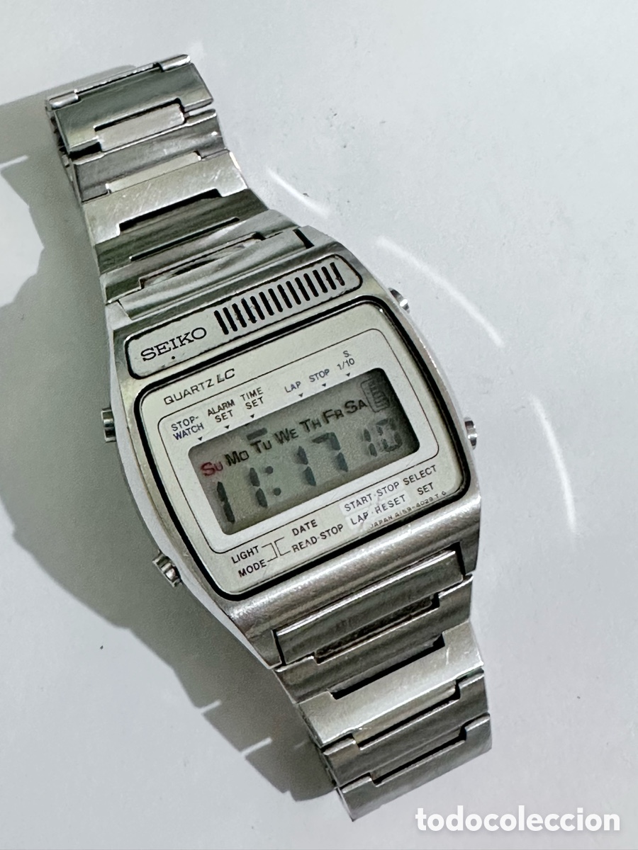 Relojes - Seiko: Antiguo reloj SEIKO A159-4039 DIGITAL LCD JAP&Oacute;N VINTAGE