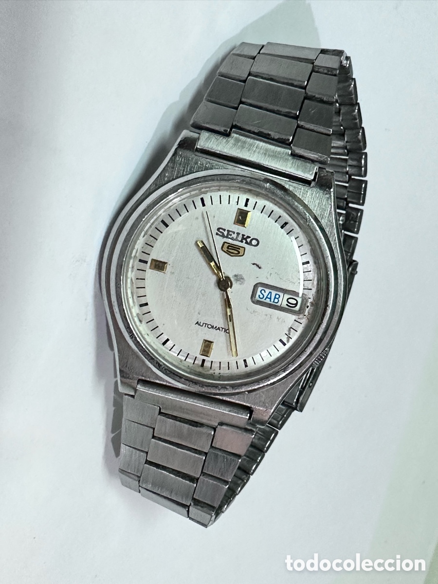 Relojes - Seiko: Antiguo Reloj SEIKO Autom&aacute;tico con d&iacute;a y fecha Jap&oacute;n vintage