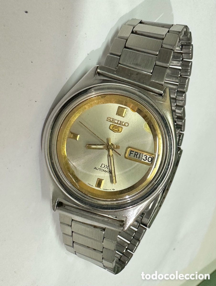 Relojes - Seiko: Antiguo Reloj SEIKO 7009-3020 Autom&aacute;tico con d&iacute;a y fecha Jap&oacute;n vintage