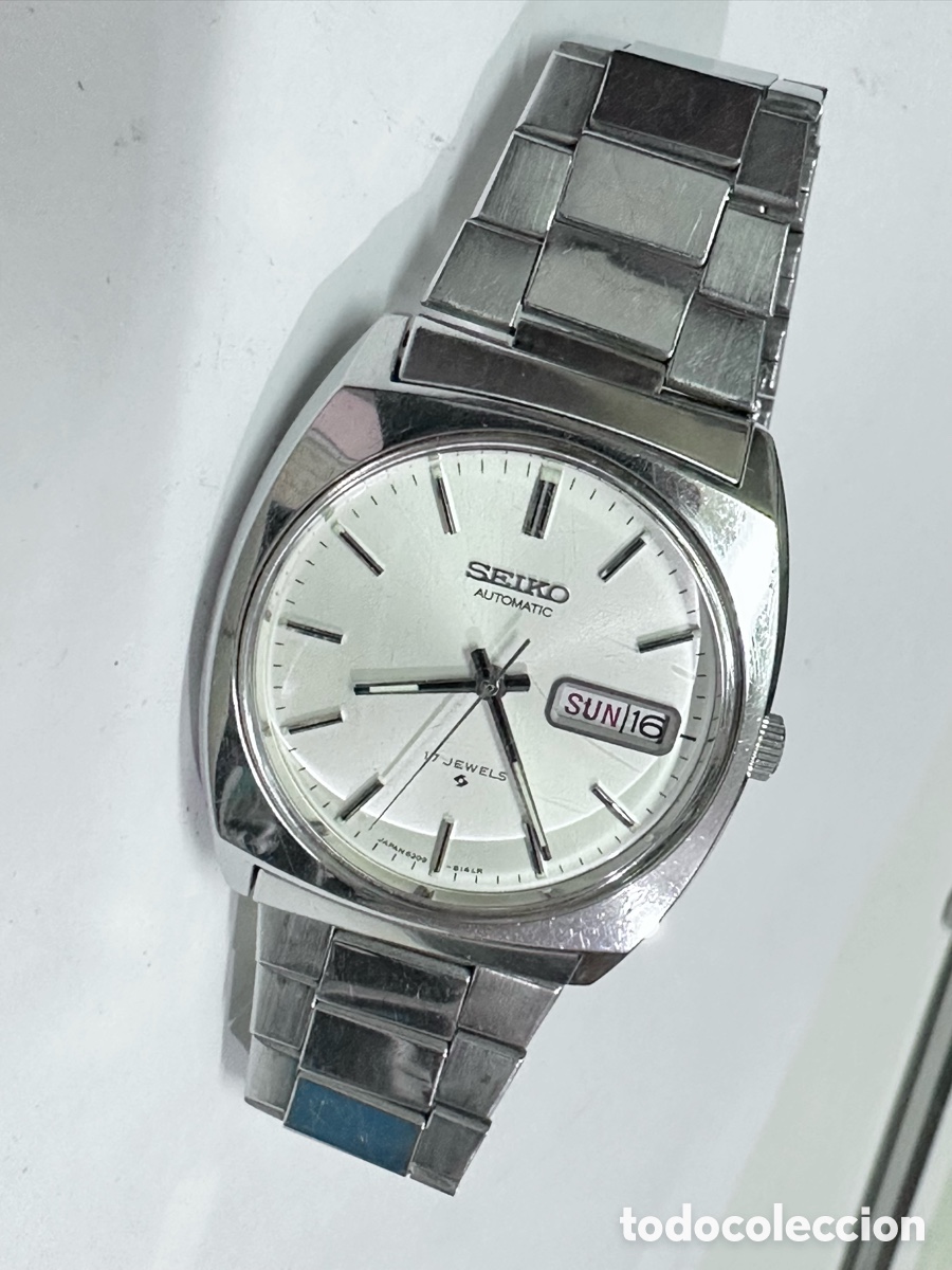 Relojes - Seiko: Antiguo Reloj SEIKO 6309-8080 Autom&aacute;tico con d&iacute;a y fecha Jap&oacute;n vintage