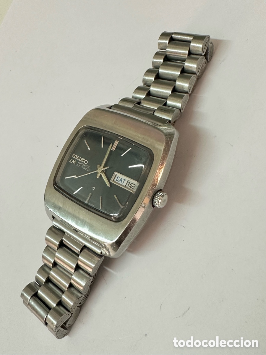 Relojes - Seiko: Antiguo Reloj SEIKO LM 5606-5070 Autom&aacute;tico con d&iacute;a y fecha Jap&oacute;n vintage