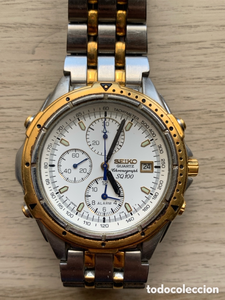 Relojes - Seiko: &bull; Reloj Seiko Chronograph SQ 100 quartz