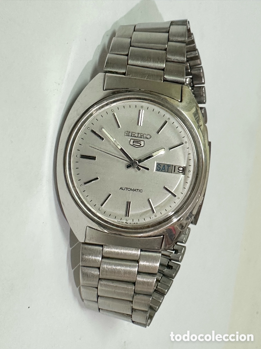 Relojes - Seiko: Antiguo Reloj SEIKO 7009-3080 Autom&aacute;tico con d&iacute;a y fecha Jap&oacute;n vintage