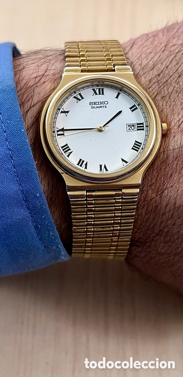 Relojes - Seiko: ✅ Reloj SEIKO Calendario cuarzo 7N42-7A00 para hombres n romanos