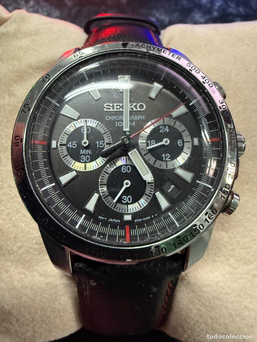 Relojes - Seiko: ⌚ SEIKO CHRONOGRAPH ORIGINAL &ndash; CALIBRE JAPON&Eacute;S 6T63 &ndash; 100M &ndash; DEPORTIVO / ELEGANTE