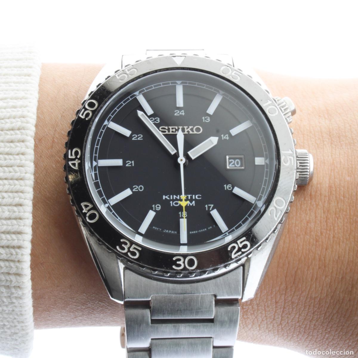 Relojes - Seiko: Reloj Seiko Kinetic 100 M - Full Set - Foto 2