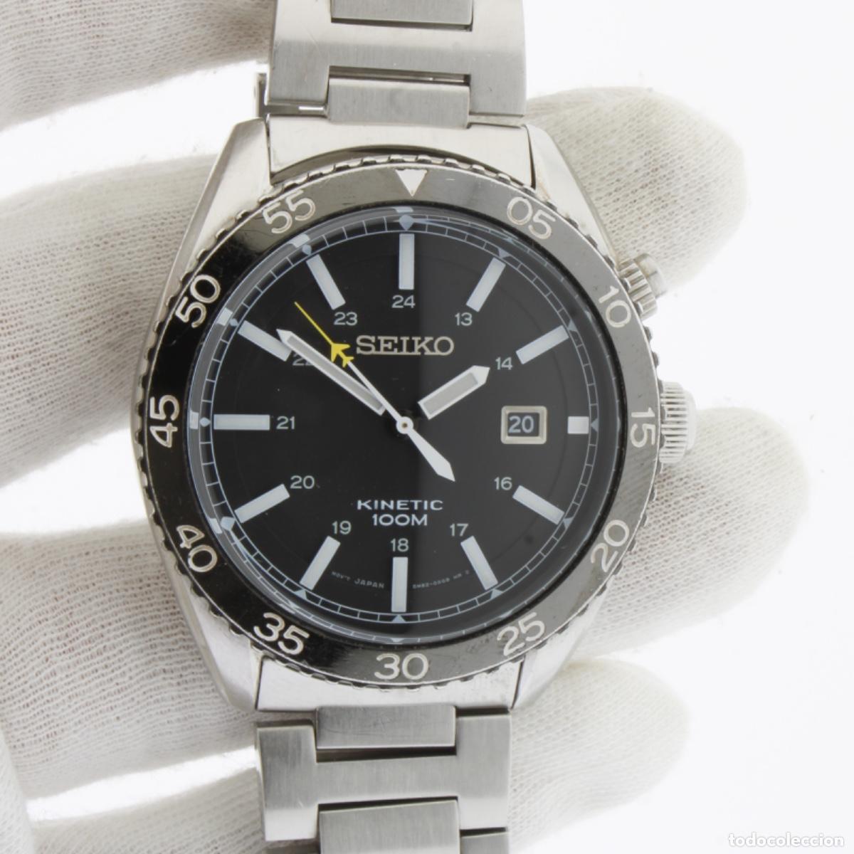 Relojes - Seiko: Reloj Seiko Kinetic 100 M - Full Set