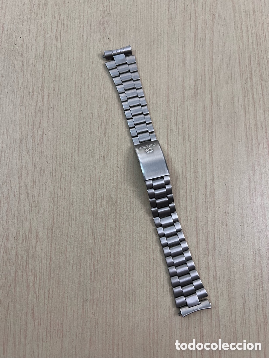 Relojes - Seiko: ✅ pulsera SEIKO SQ 19 mm acero vintage