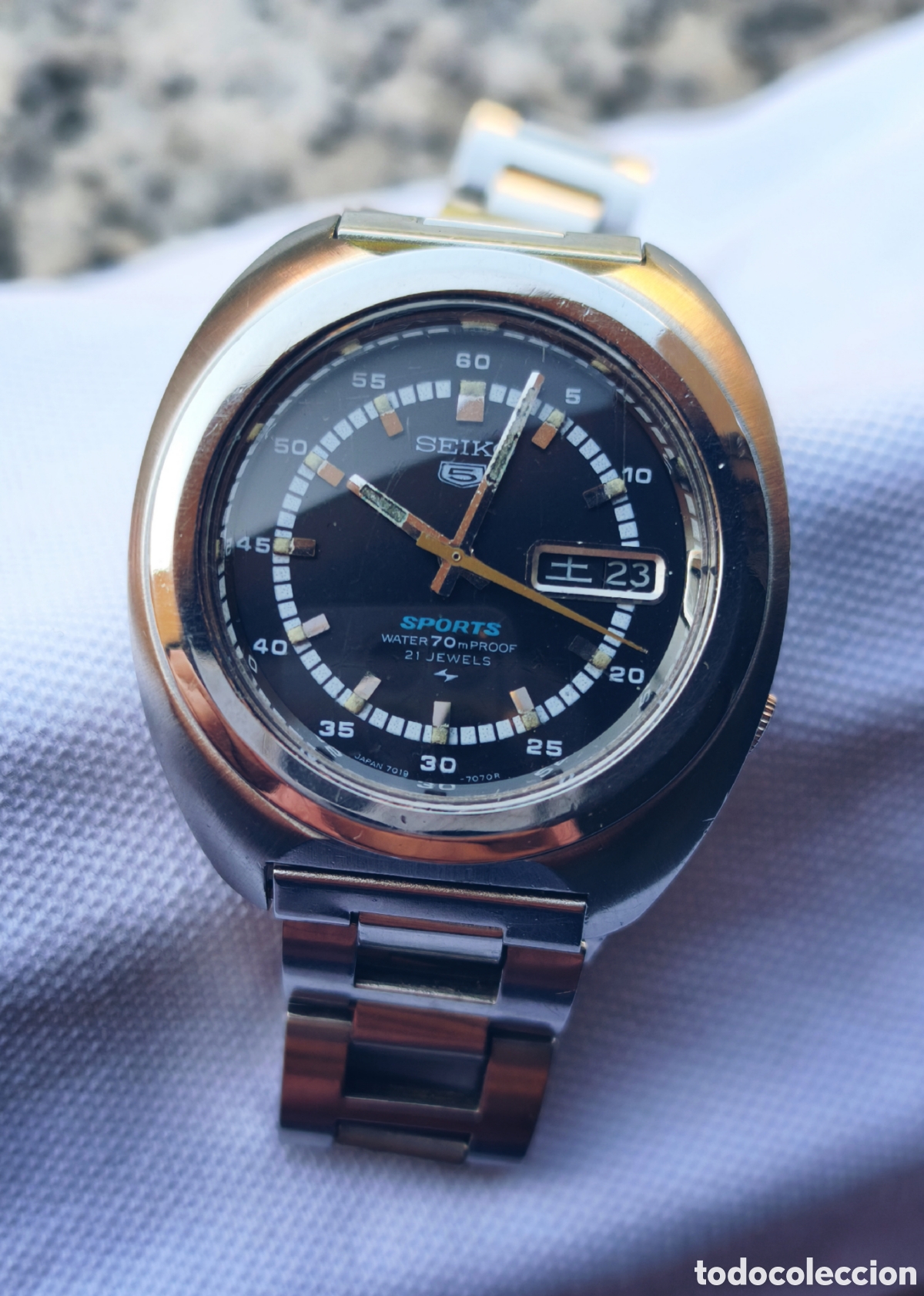 Relojes - Seiko: Reloj Seiko 5 Sports 7019-7050