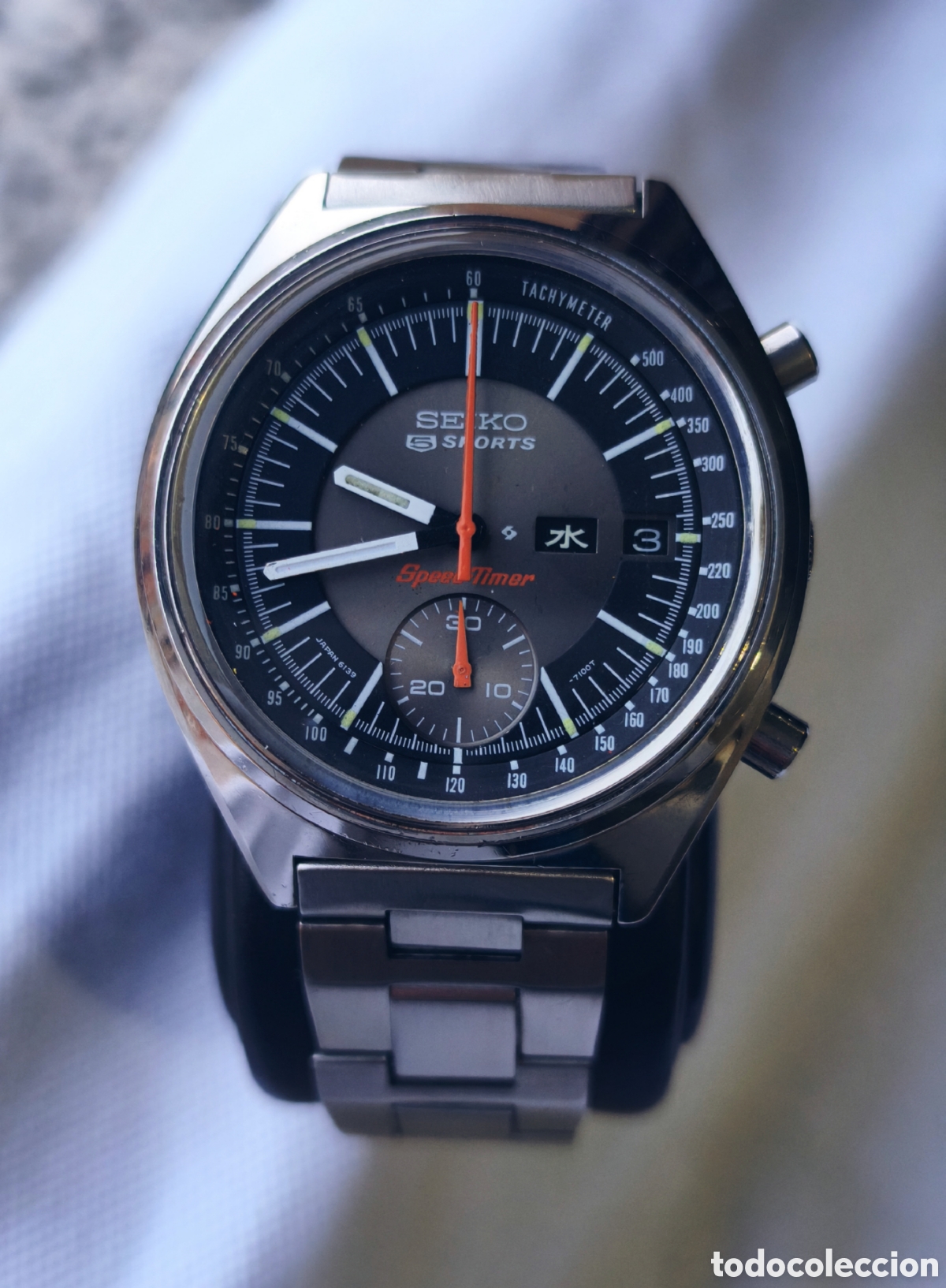 Relojes - Seiko: Reloj Seiko 5 Sports Speedtimer 6139-7050
