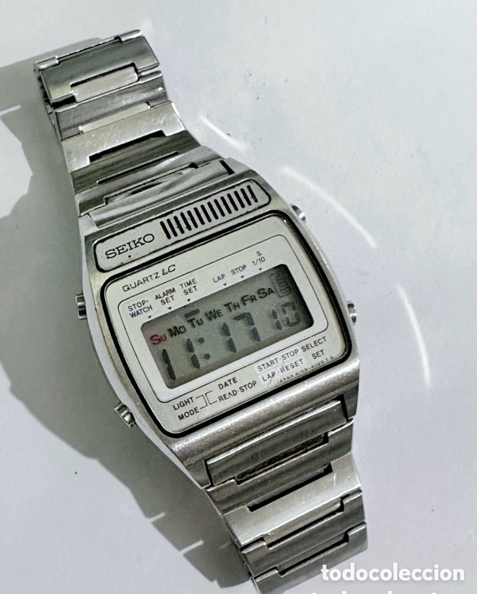 Relojes - Seiko: Antiguo reloj SEIKO A159-4039 DIGITAL LCD JAP&Oacute;N VINTAGE