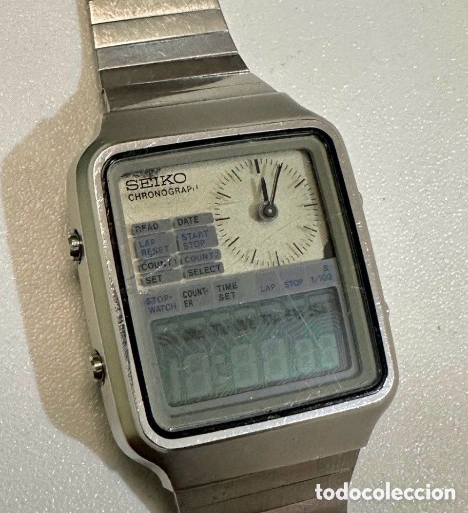 Relojes - Seiko: Reloj SEIKO H127-500A Ana Digi Jap&oacute;n Vintage