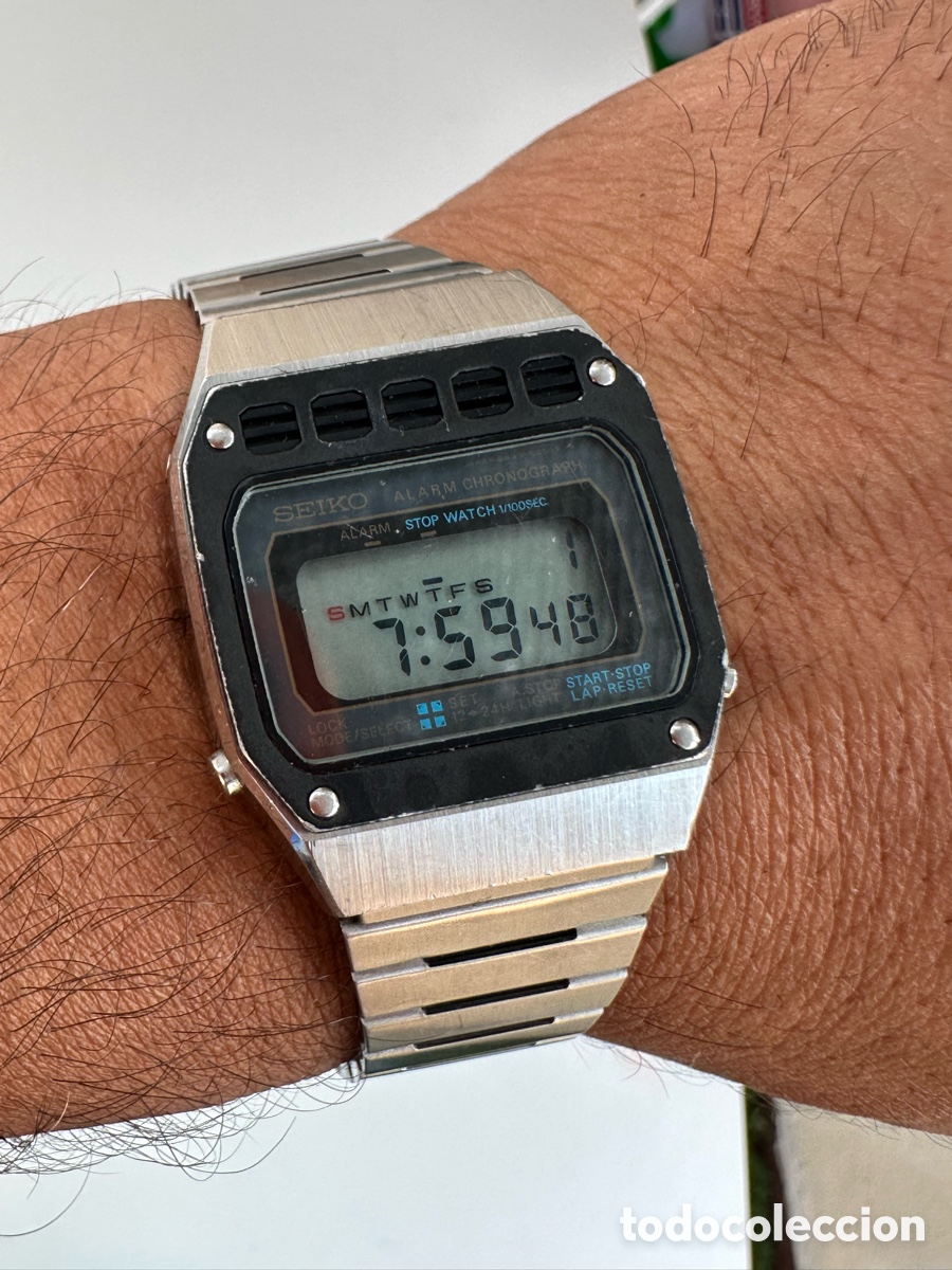 Relojes - Seiko: Antiguo reloj Seiko A639-5050 Alarm Chronograph Japan Vintage