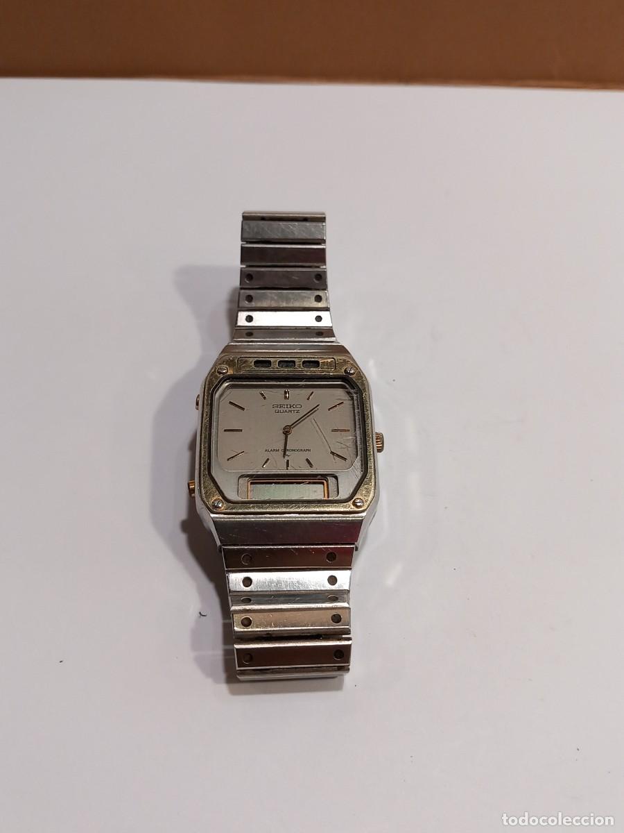 Relojes - Seiko: SEIKO RELOJ VINTAJE CON SU CORREA ORIGINAL (G)