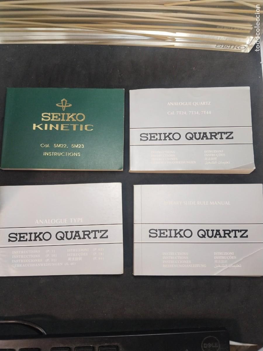 Relojes - Seiko: Lote de manuales reloj Seiko - Foto 1