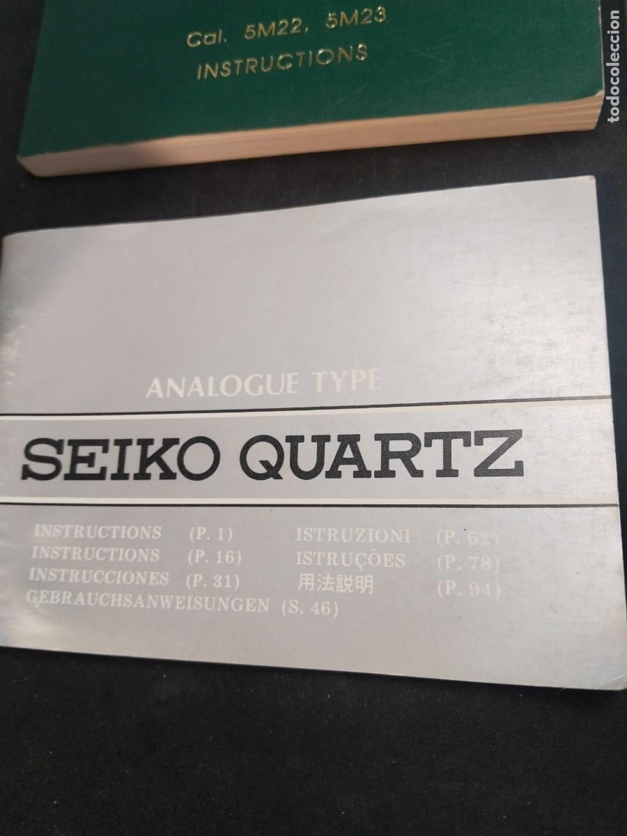 Relojes - Seiko: Lote de manuales reloj Seiko - Foto 2