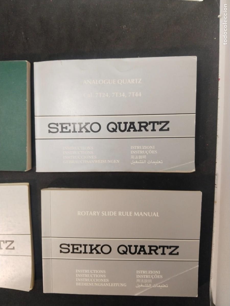 Relojes - Seiko: Lote de manuales reloj Seiko - Foto 3
