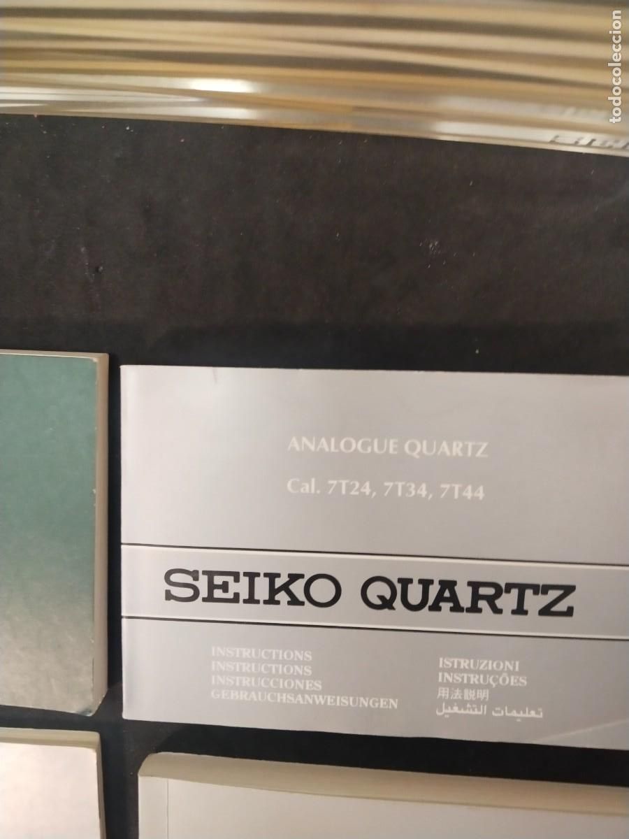 Relojes - Seiko: Lote de manuales reloj Seiko - Foto 4