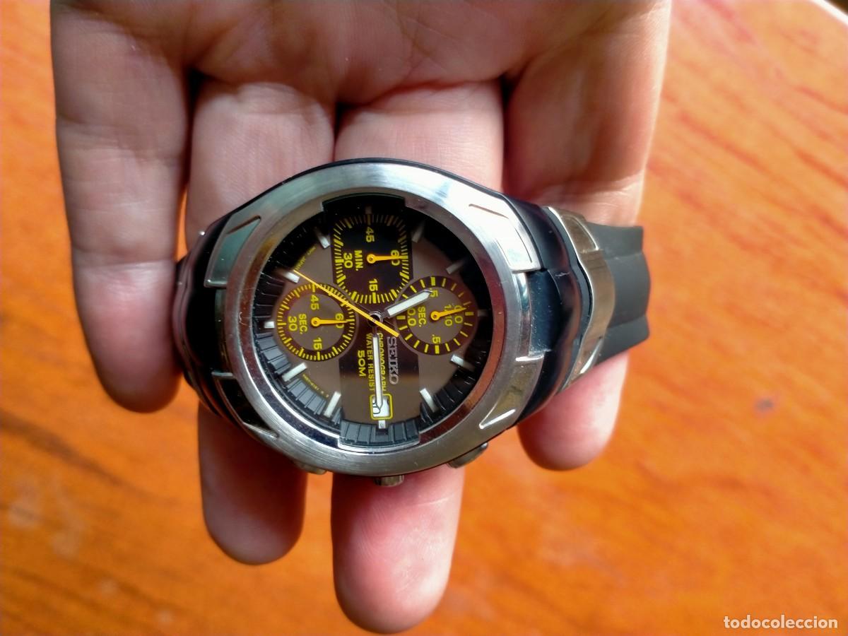 Relojes - Seiko: SEIKO V657-G120 FUNCIONANDO BUEN ESTADO EST&Eacute;TICO