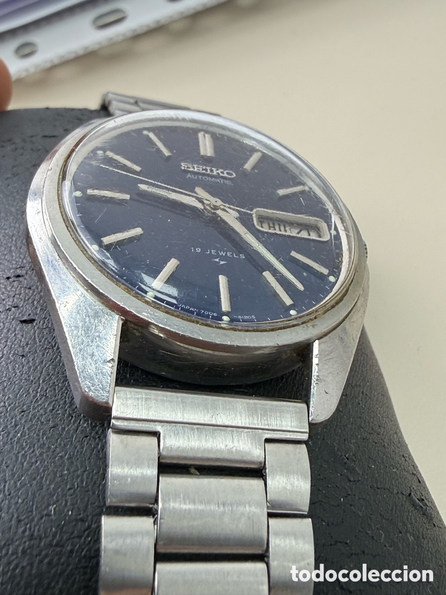 Relojes - Seiko: Reloj de pulsera Seiko autom&aacute;tico vintage. Funcionando. - Foto 2