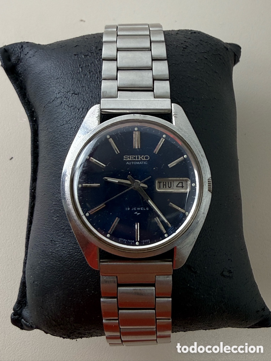 Relojes - Seiko: Reloj de pulsera Seiko autom&aacute;tico vintage. Funcionando. - Foto 1