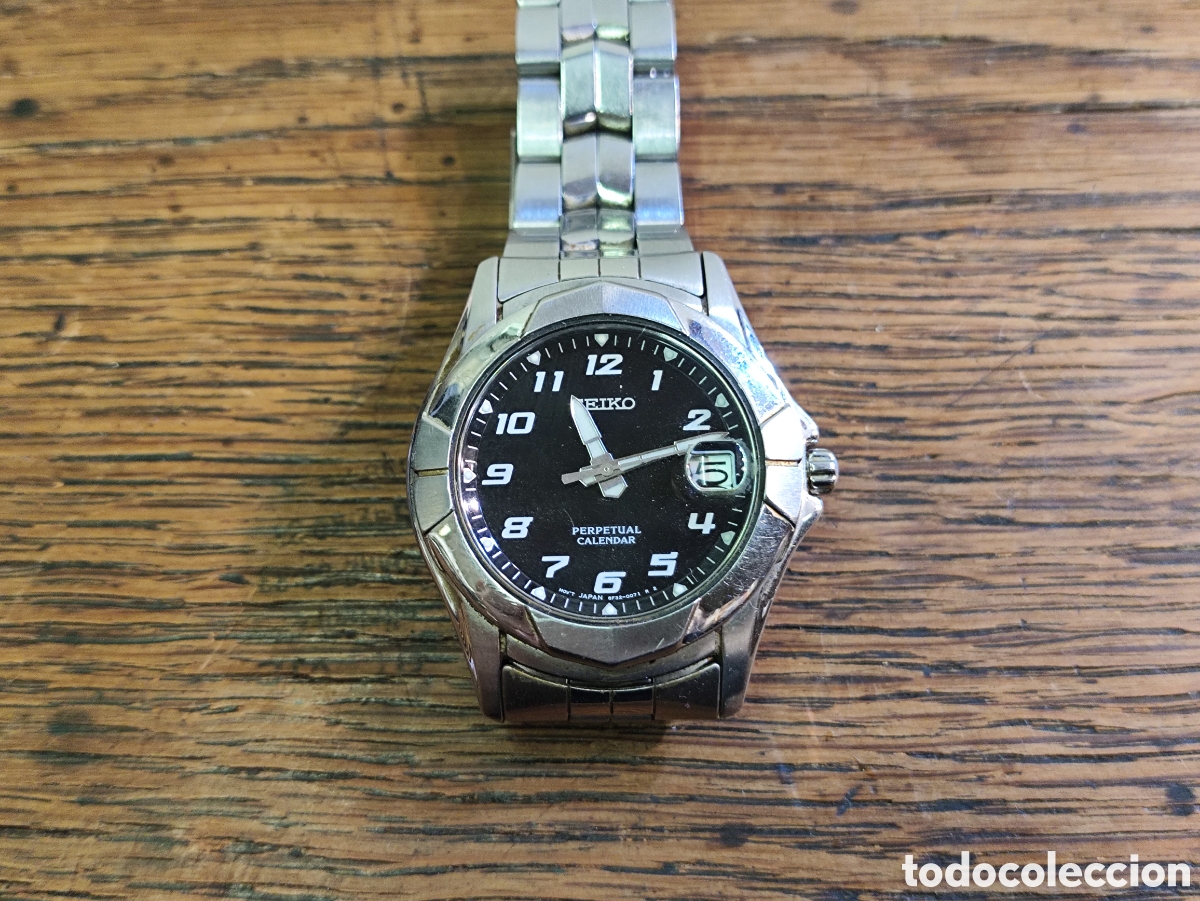 Rel&oacute;gios - Seiko: ANTIGUO RELOJ SEIKO PERPETUAL CALENDAR QUARTZ