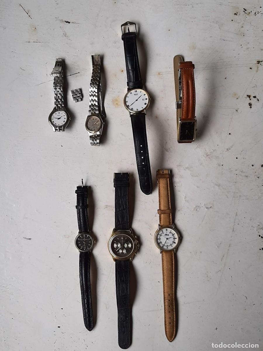 Orologi - Seiko: Lote de 7 relojes, Seiko Citizen Baume & Mercier Guess Lotus a&ntilde;os 70 y 80