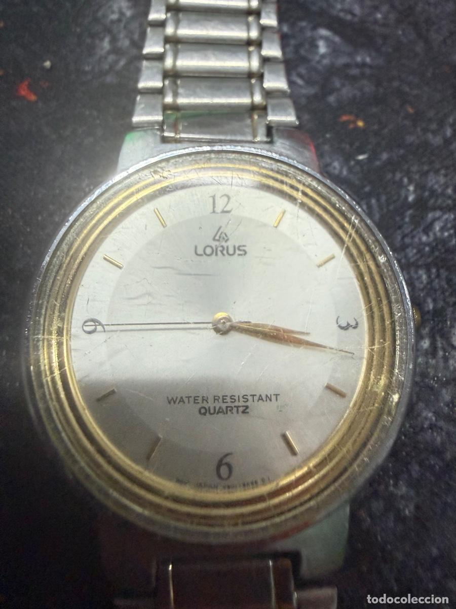 Rel&oacute;gios - Seiko: Reloj Lorus Quartz Hombre Vintage &ndash; Bater&iacute;a Nueva &ndash; Funcionando &ndash; Water Resistant