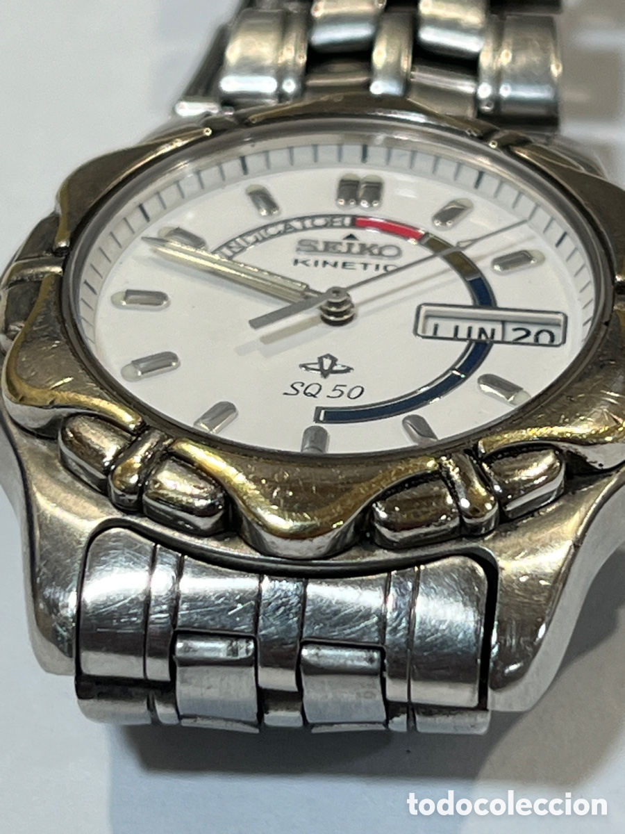 Relojes - Seiko: SEIKO KINETIK SQ50 FUNCIONA - Foto 3