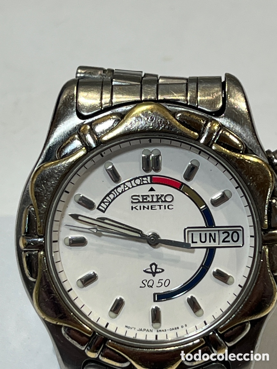 Relojes - Seiko: SEIKO KINETIK SQ50 FUNCIONA - Foto 1