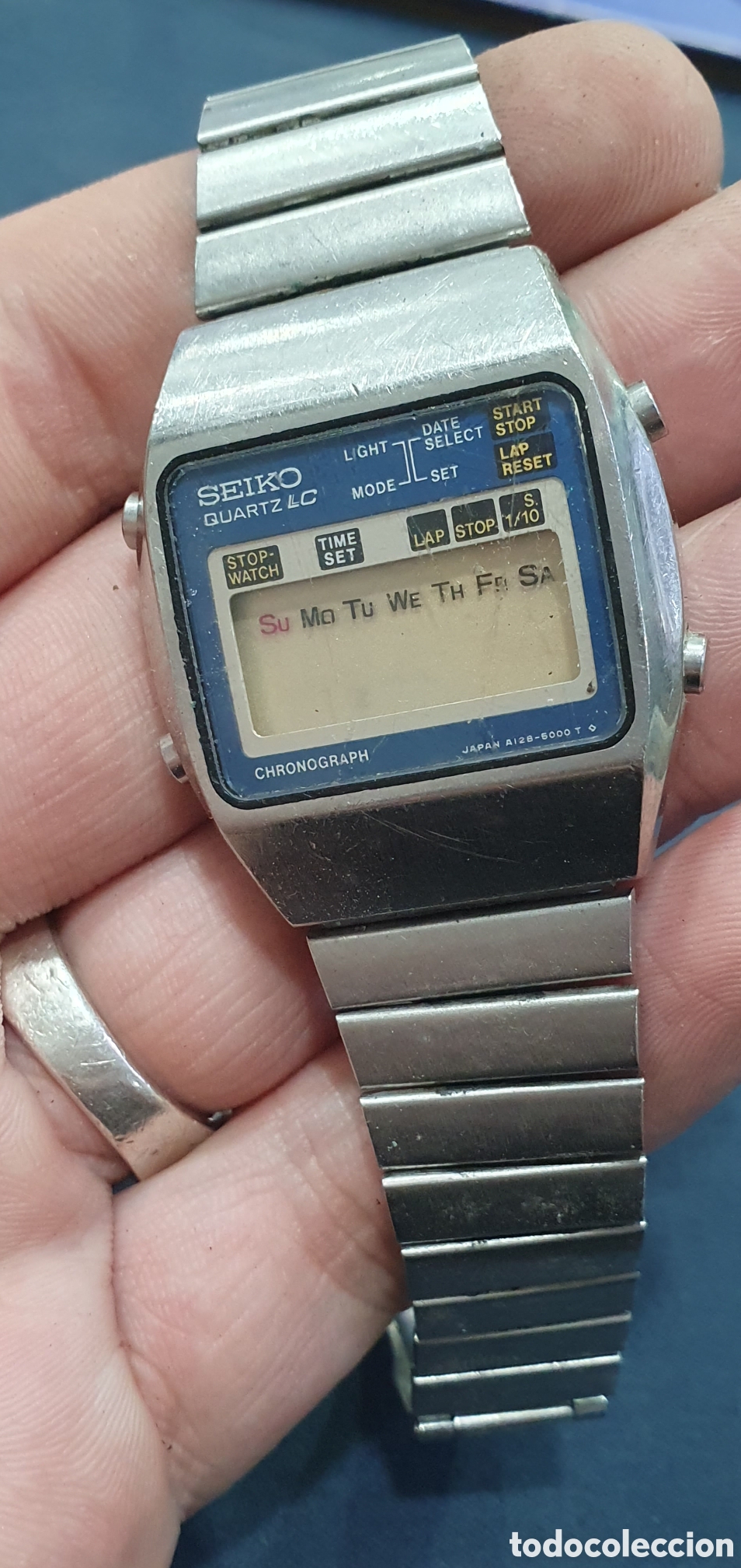 Montres - Seiko: Reloj digital Seiko Quartz A128-5000. (L138)