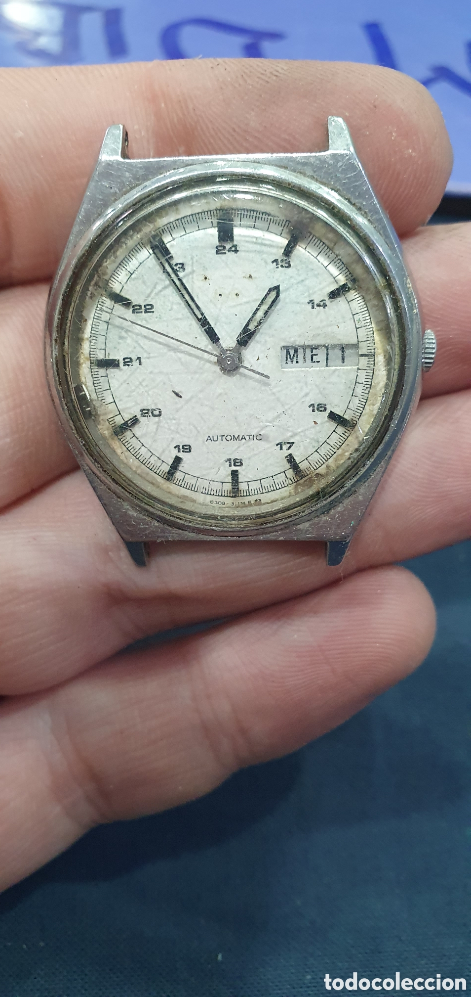 Relojes - Seiko: Reloj Seiko vintage acero. (L138)