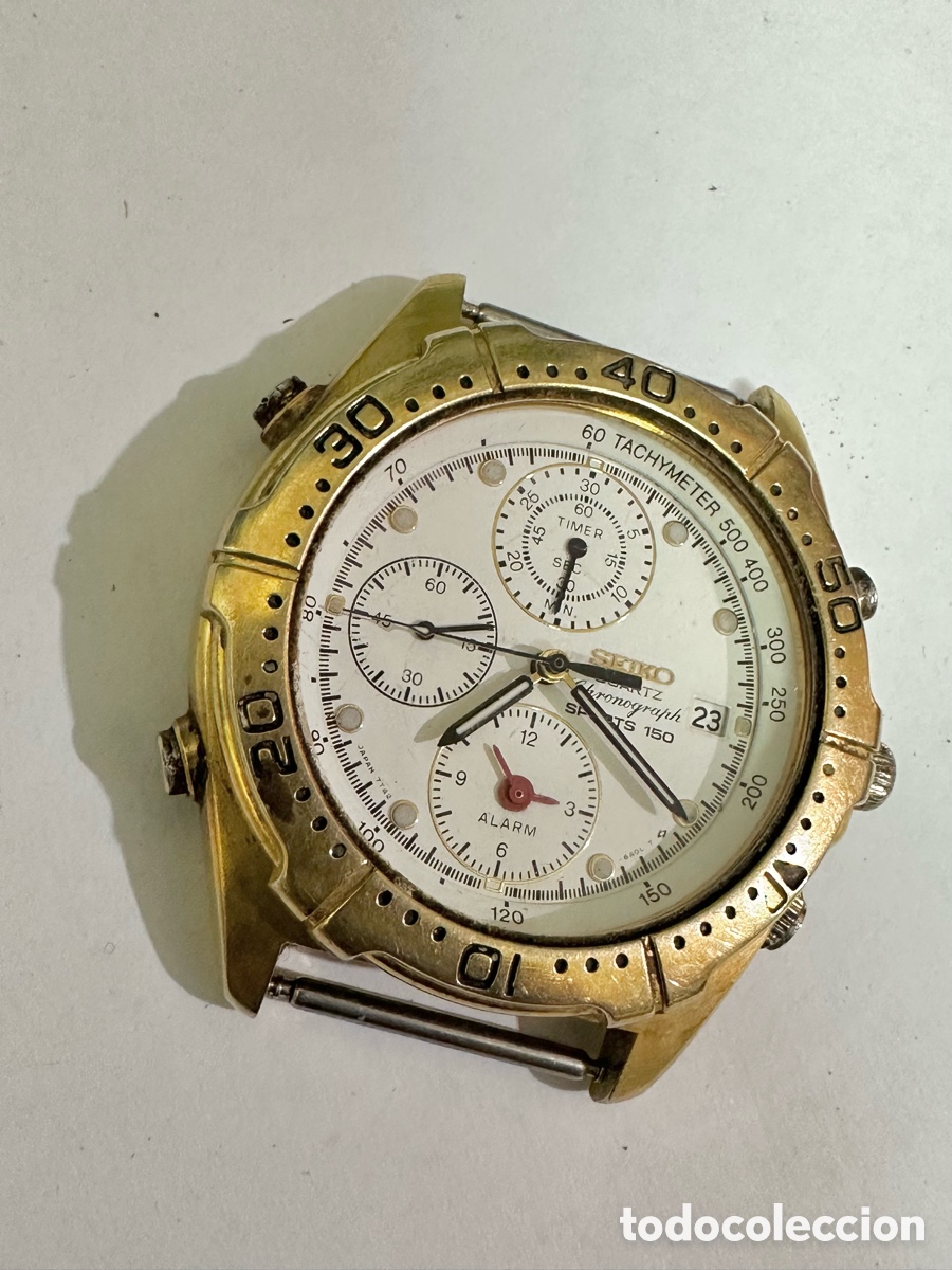 Montres - Seiko: Reloj Colecci&oacute;n Vintage SEIKO SPORT 150 ALARM CHRONOGRAPH Jap&oacute;n