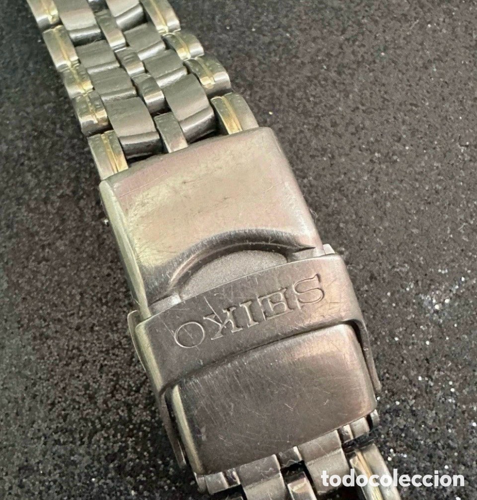 Relojes - Seiko: Brazalete Reloj Seiko De Pulsera 19mm TITANUM-B Vintage