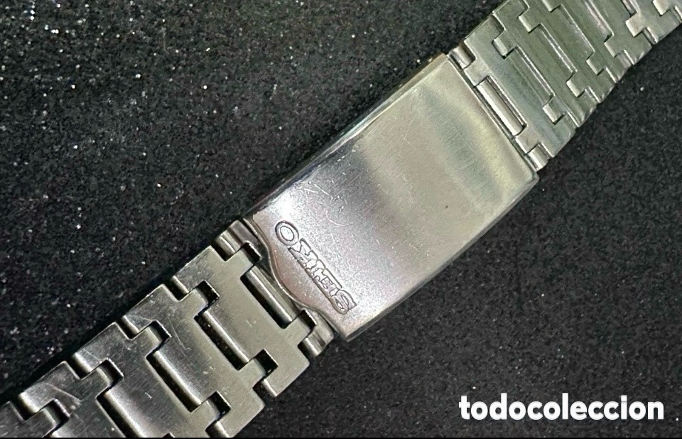 Rel&oacute;gios - Seiko: Brazalete pulsera Reloj Seiko ACERO INOXIDABLE 18mm Vintage